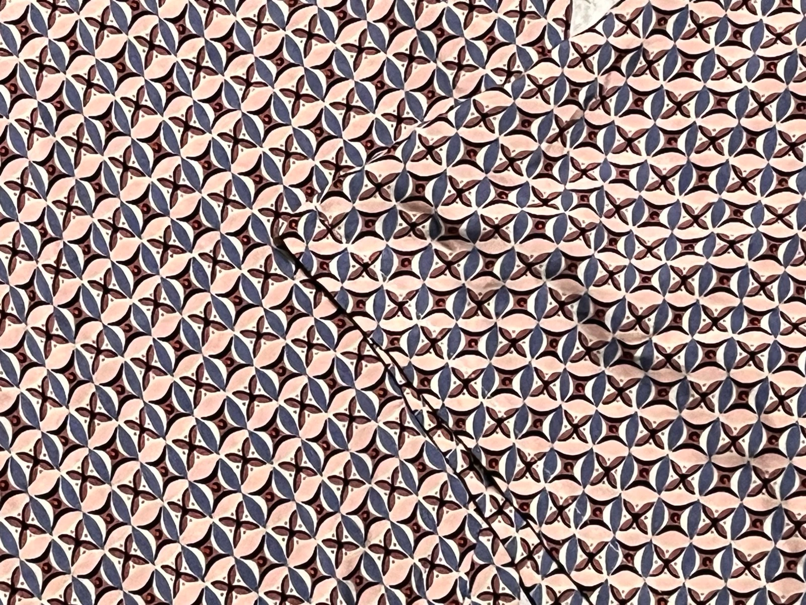Wide-leg trousers with geometric print – photo 14